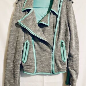 Ilhilaration Women's Casual Jacket Zipper Details Long Sleeve Size XXL